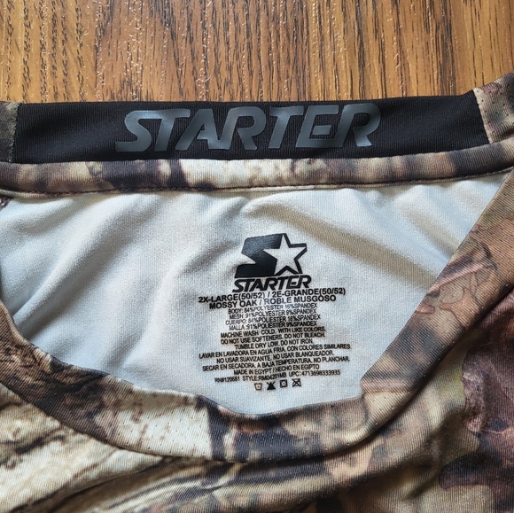 Mossy Oak Starter "Break Up Infinity" Women's Tee Poly/Spandex Camo 2xl B36 - Picture 4 of 6